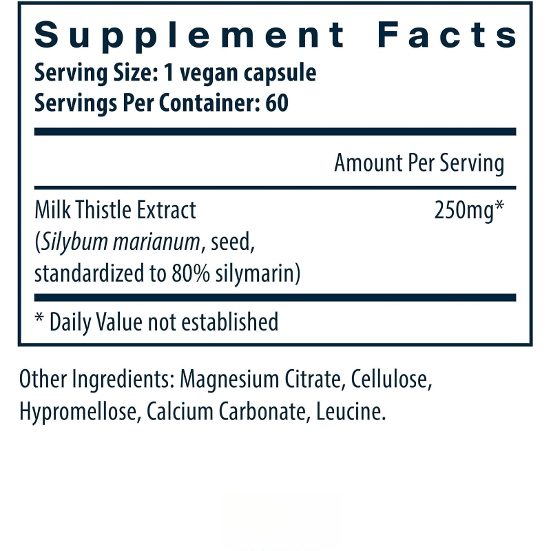 Milk Thistle 1000mg Capsules C - Milk Thistle Silymarin review and price