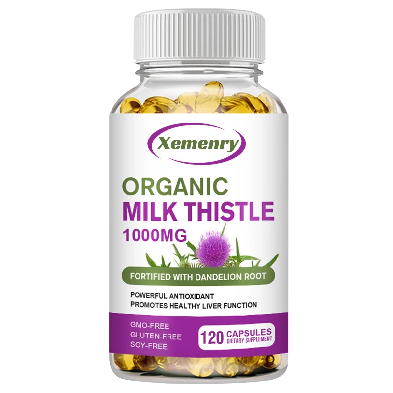 Milk Thistle Capsules 1000 Mg  - Milk Thistle Silymarin review and price