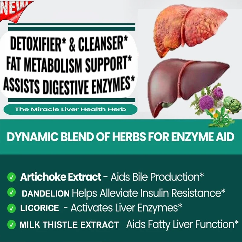 Liver Capsules Alfalfa, Dandel - Milk Thistle Silymarin review and price